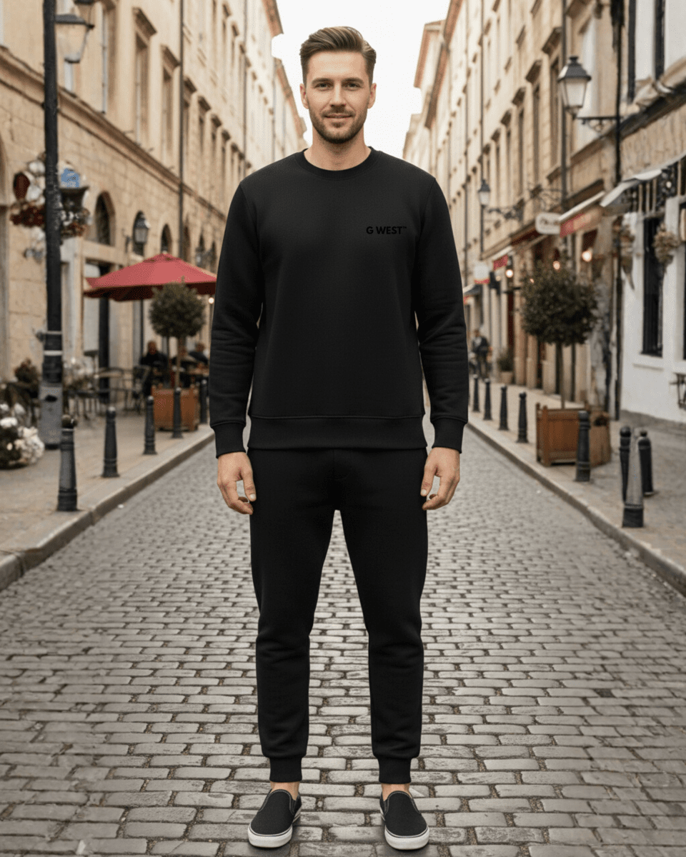 G West Men's Nyc Can Heavy Premium Crewneck - G West