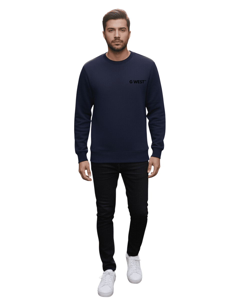 G West Men's Nyc Can Heavy Premium Crewneck - G West