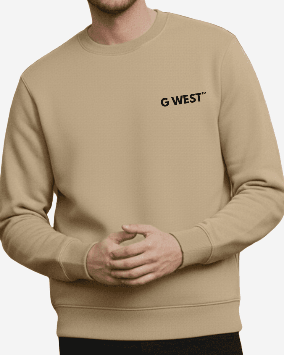 G West Men's Nyc Can Heavy Premium Crewneck - G West