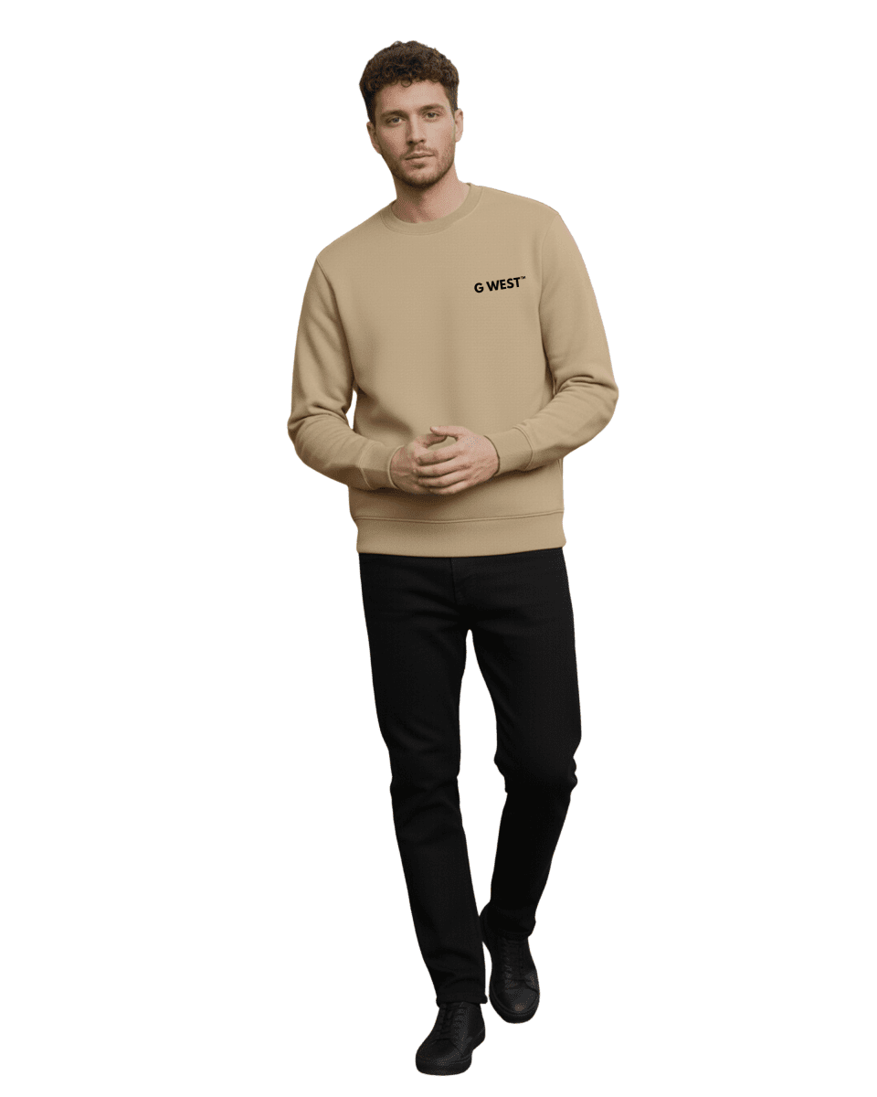 G West Men's Nyc Can Heavy Premium Crewneck - G West