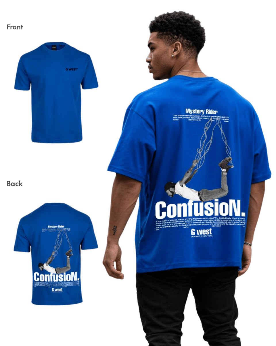 G West Mens Oversized Confusion Tee - G West