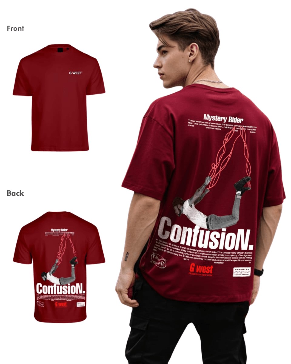G West Mens Oversized Confusion Tee - G West