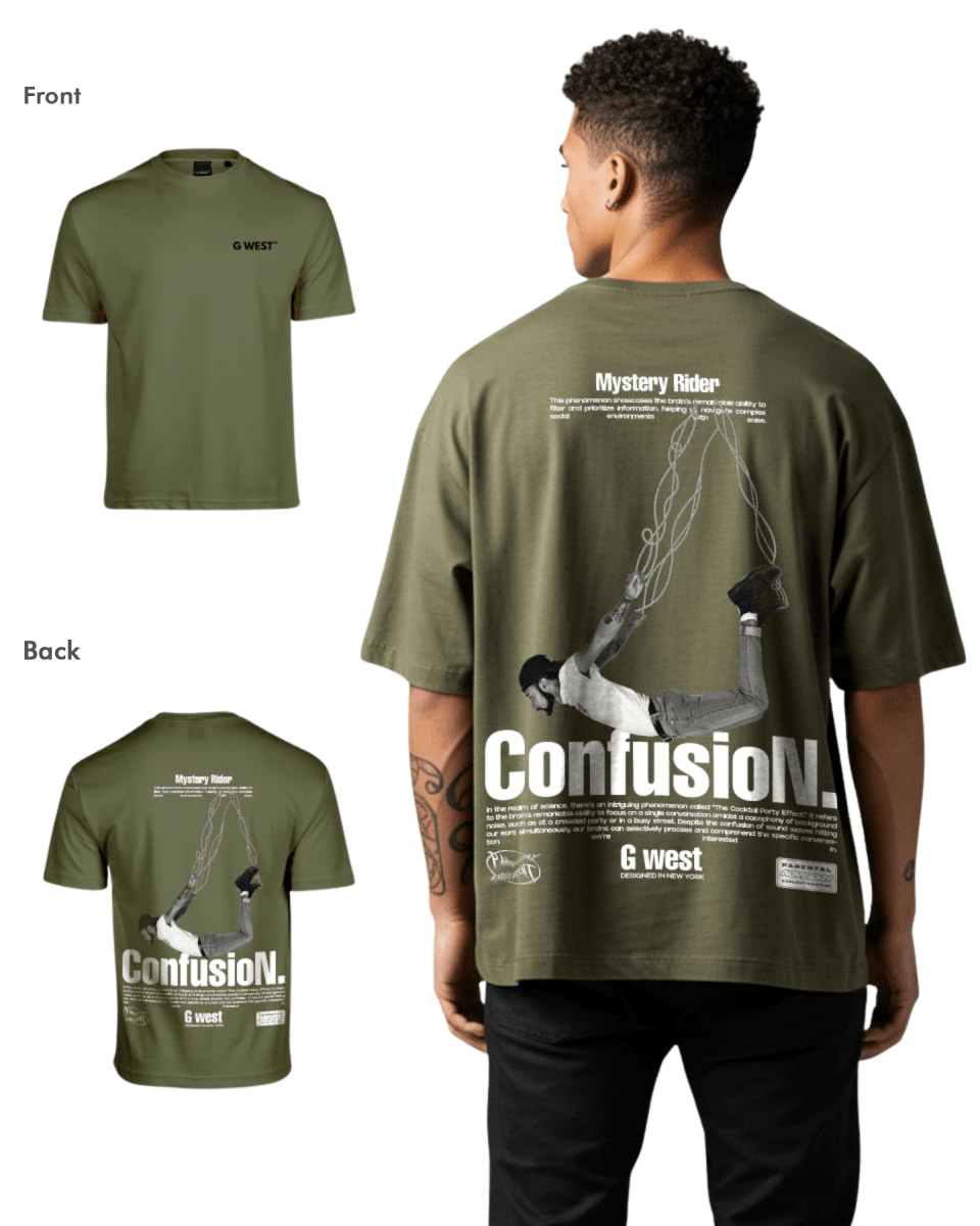 G West Mens Oversized Confusion Tee - G West