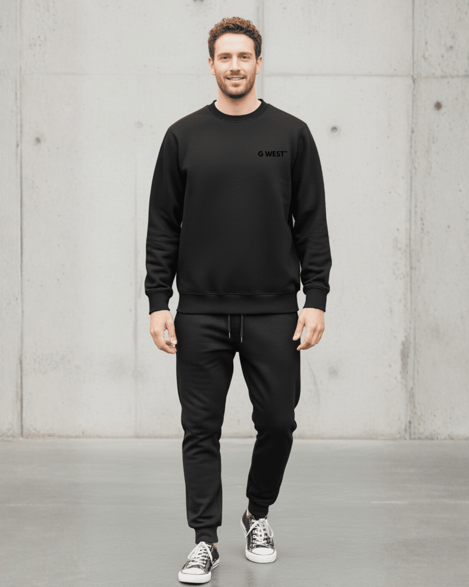 G West Men's Puppet Heavy Premium Crewneck - G West