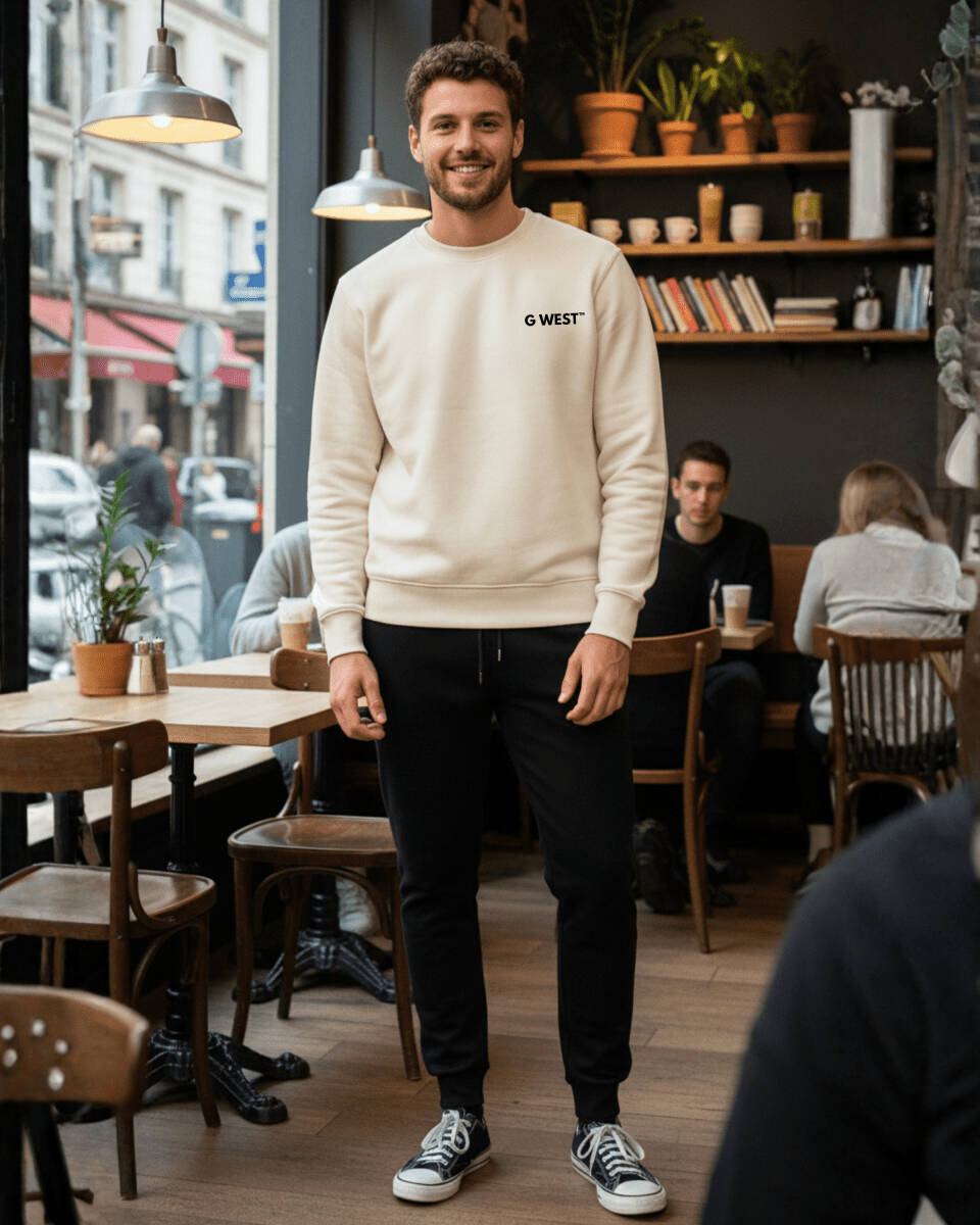 G West Men's Puppet Heavy Premium Crewneck - G West