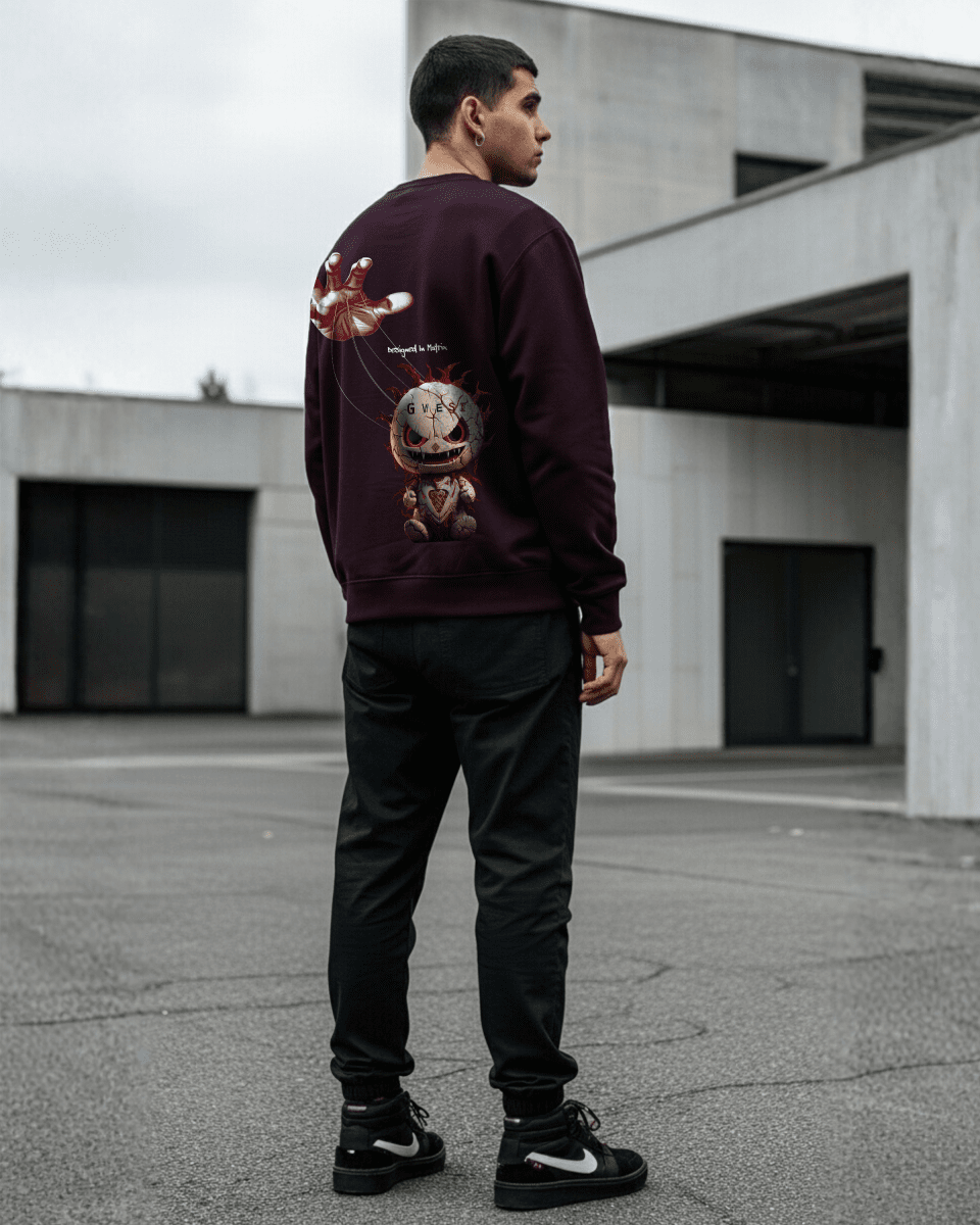 G West Men's Puppet Heavy Premium Crewneck - G West