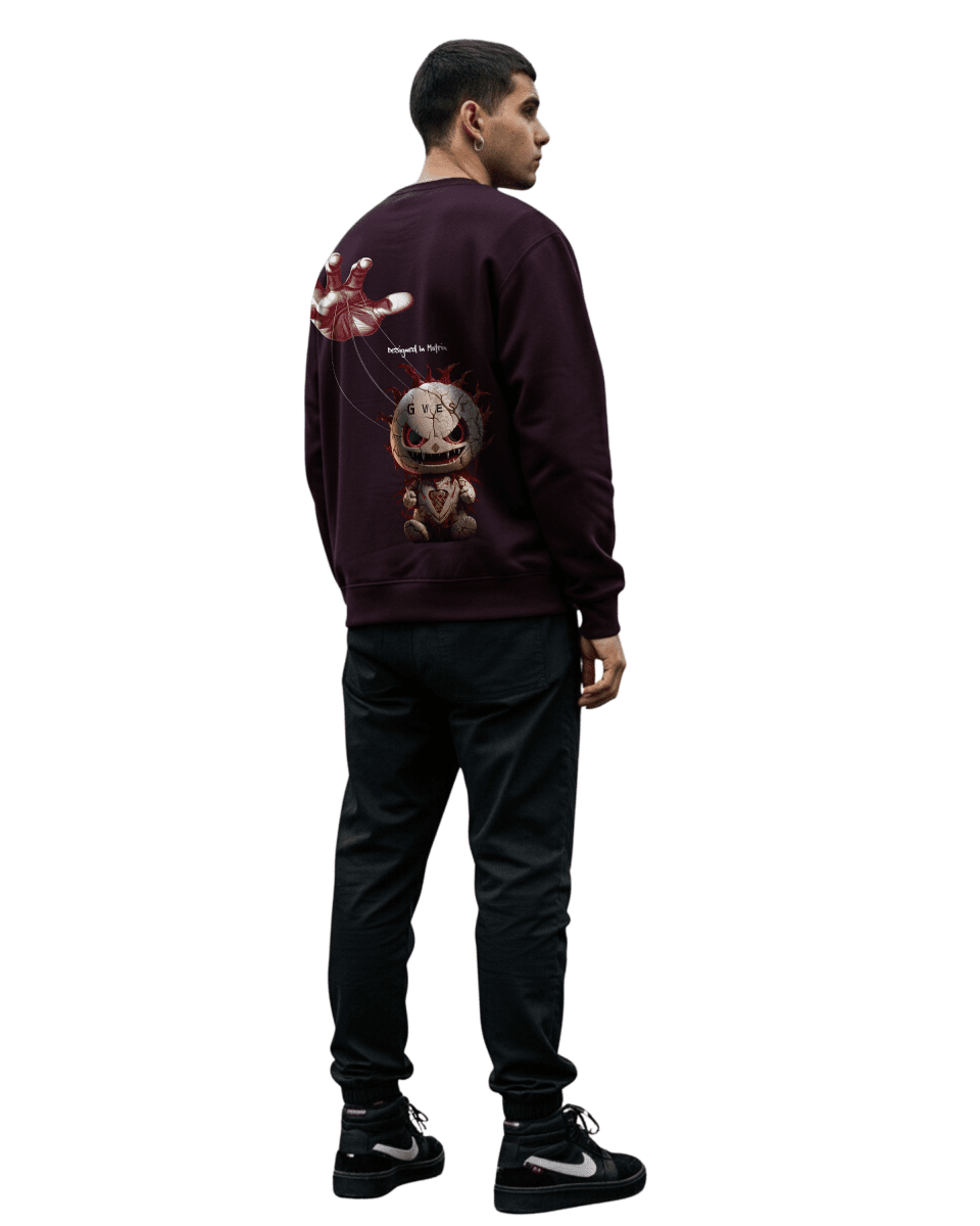 G West Men's Puppet Heavy Premium Crewneck - G West