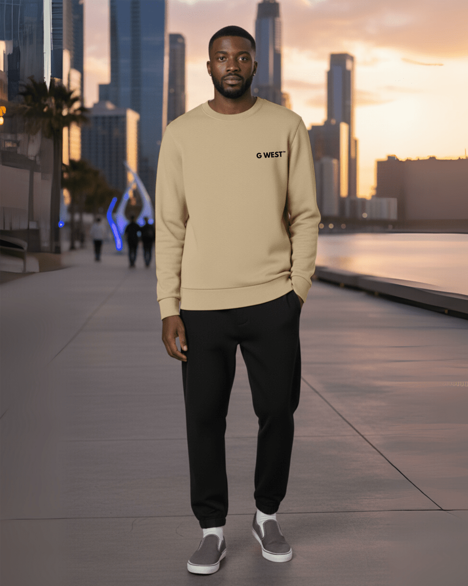 G West Men's Puppet Heavy Premium Crewneck - G West