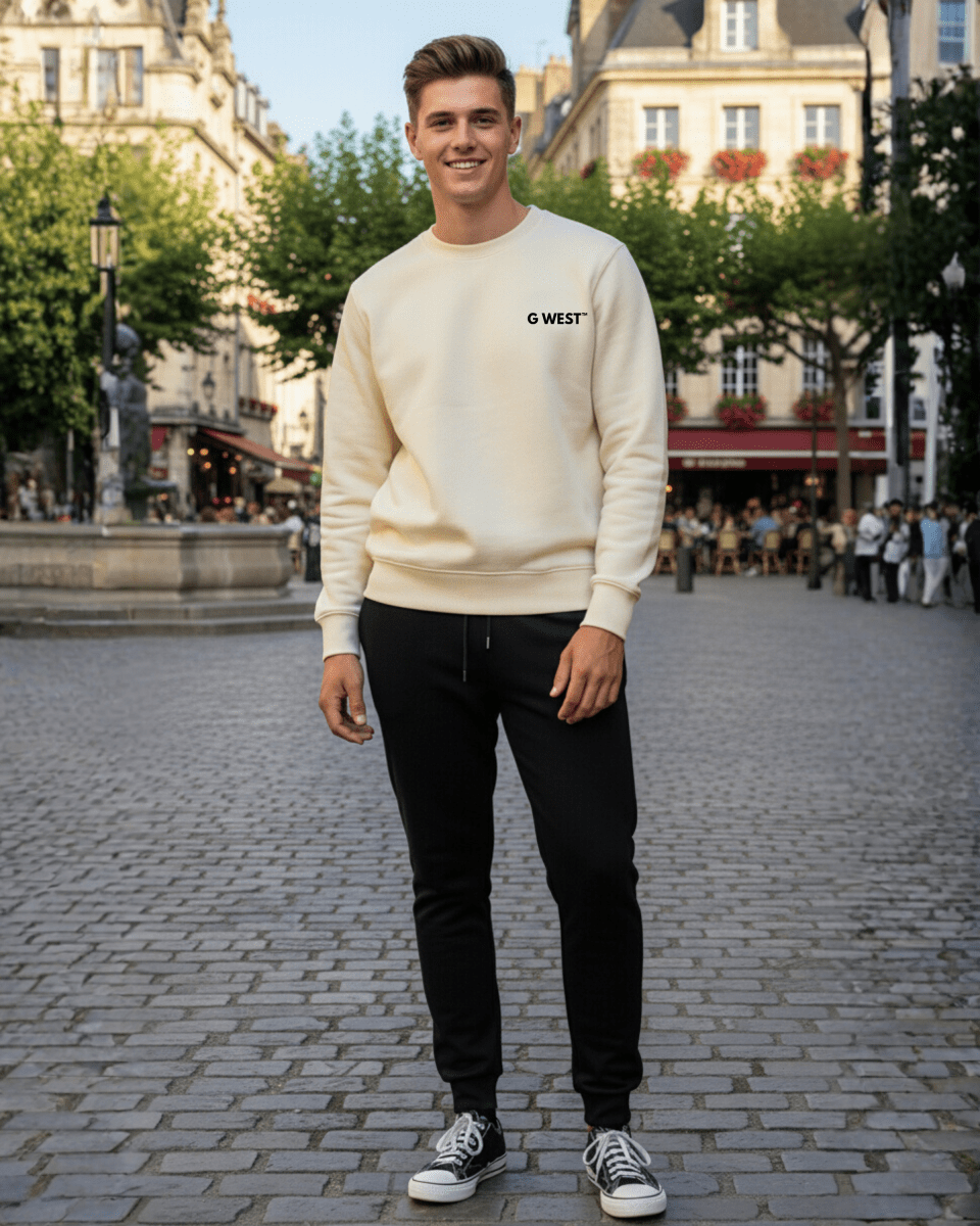 G West Men's Red Spider Heavy Premium Crewneck - G West