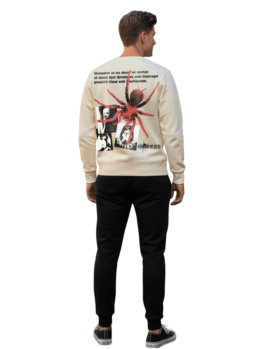 G West Men's Red Spider Heavy Premium Crewneck - G West