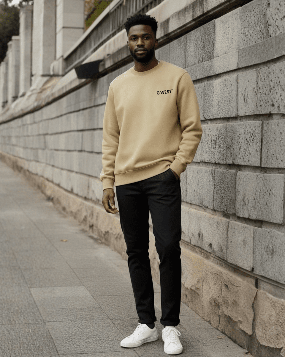 G West Men's Red Spider Heavy Premium Crewneck - G West