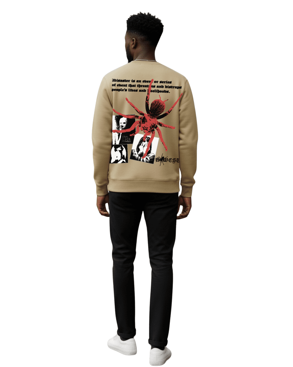 G West Men's Red Spider Heavy Premium Crewneck - G West