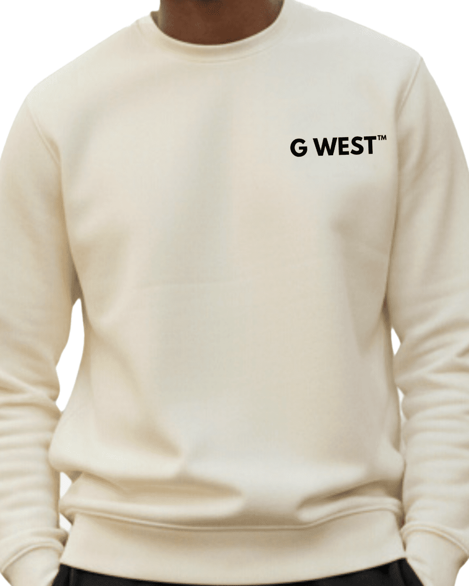 G West Men's Telephone Head Heavy Premium Crewneck - G West