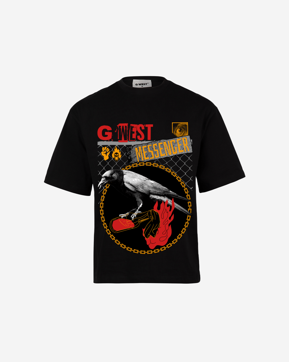 G - WEST MESSENGER OVERSIZED TEE GWROJMT71 - G West