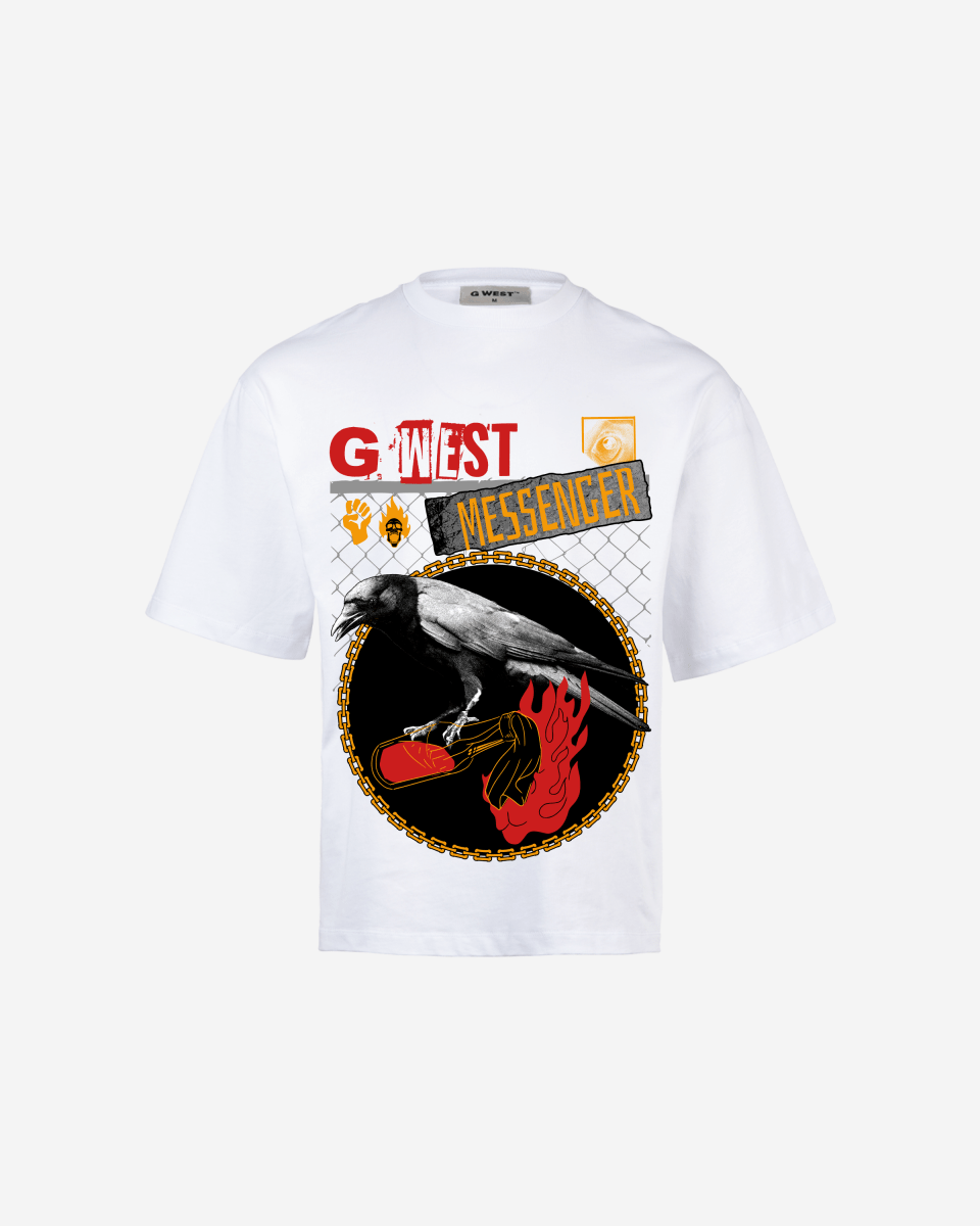 G - WEST MESSENGER OVERSIZED TEE GWROJMT71 - G West