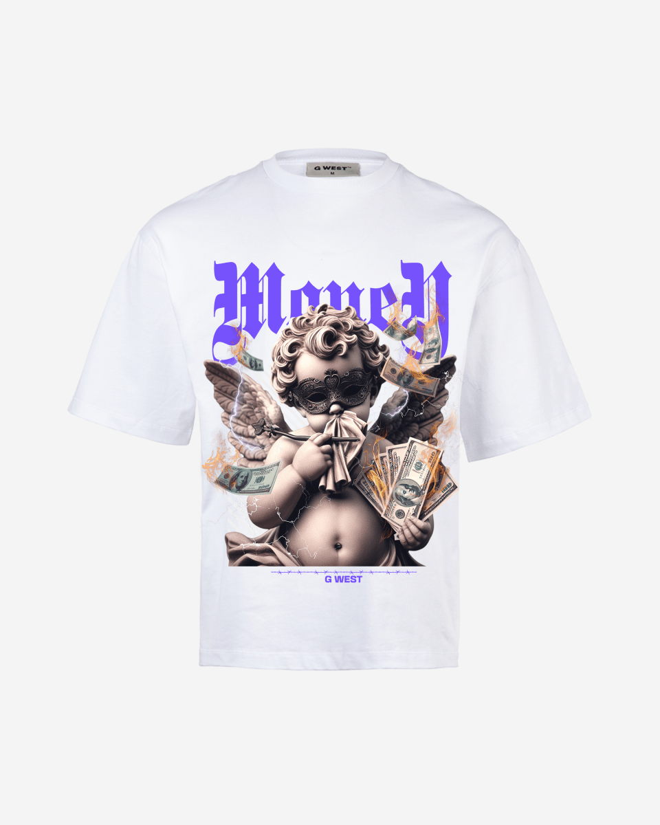 G West Money Is Everything Big And Tall Oversized T-Shirt - G West