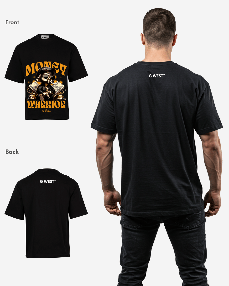 G - WEST MONEY WARRIOR OVERSIZED TEE GWROJMT179 - G West