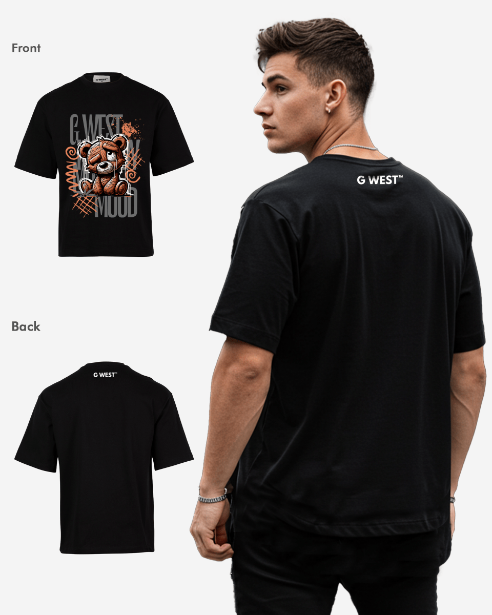 G - WEST MOOODY MOOD OVERSIZED TEE GWROJMT147 - G West