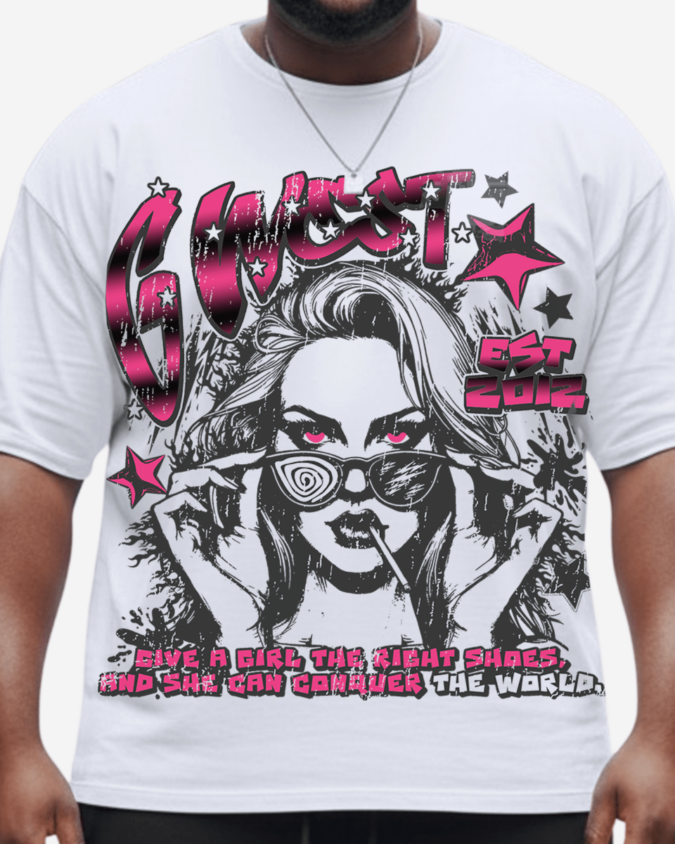 G West My Girl Big And Tall Oversized T-Shirt - G West