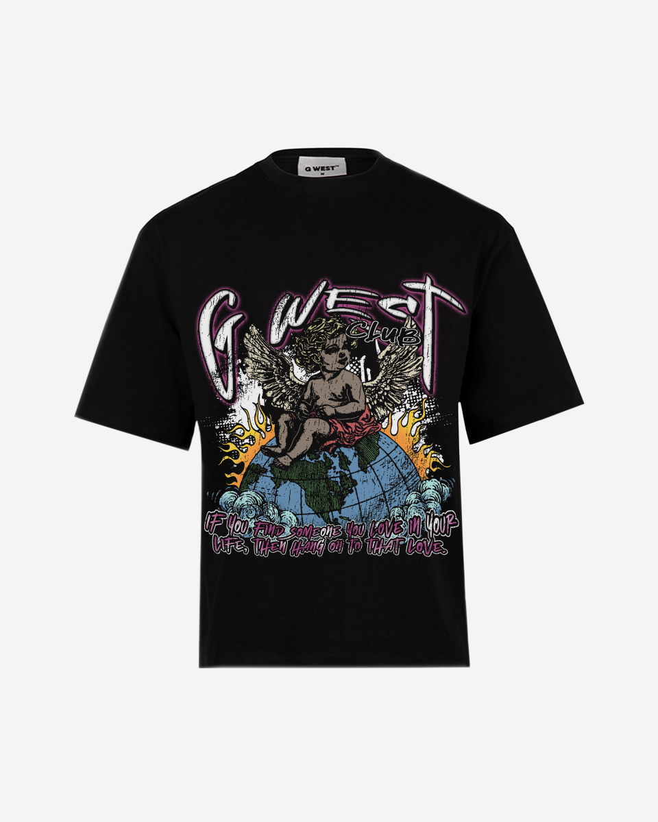 G West My World Big And Tall Oversized T-Shirt - G West