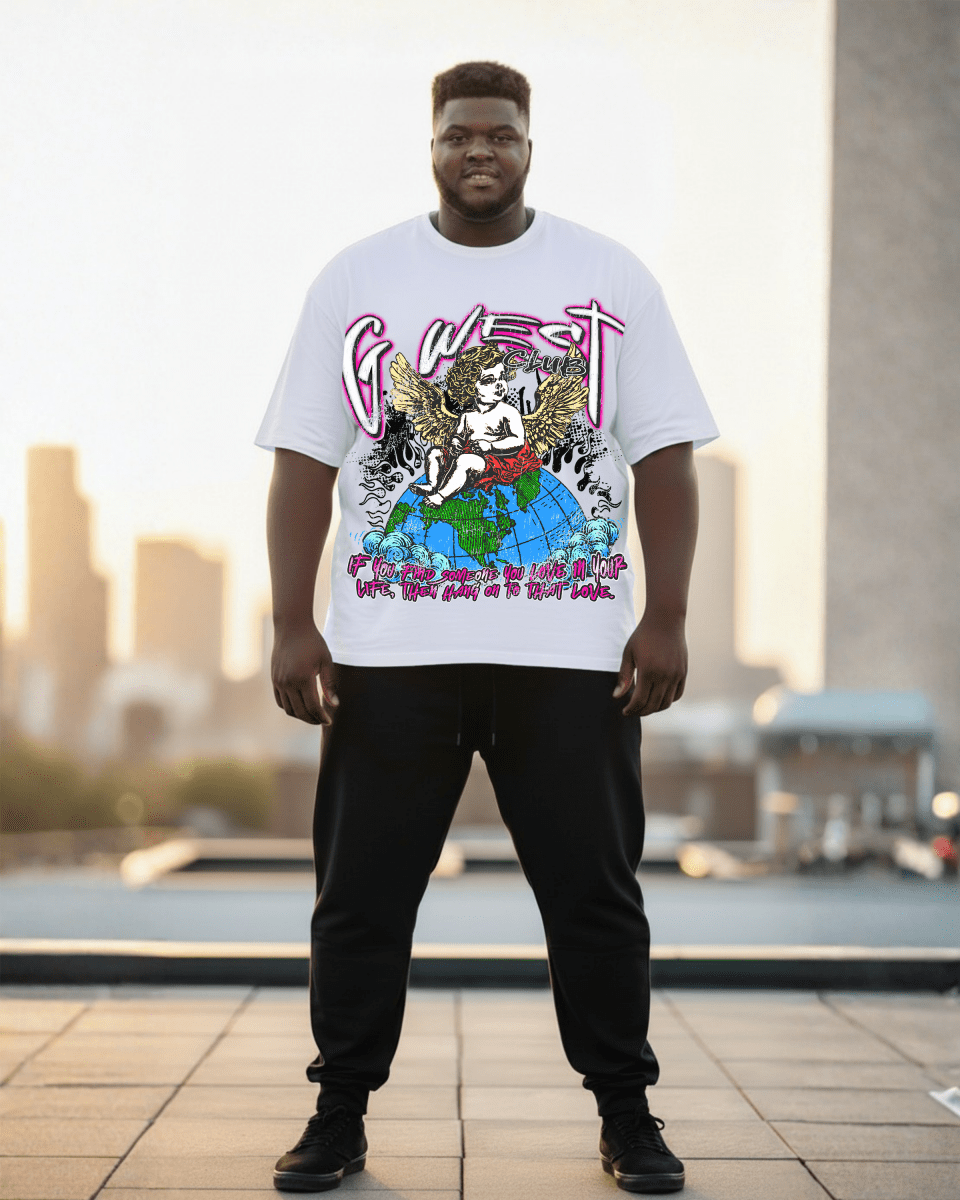 G West My World Big And Tall Oversized T-Shirt - G West