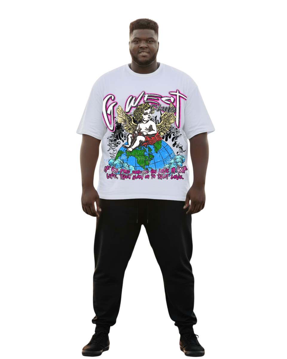 G West My World Big And Tall Oversized T-Shirt - G West