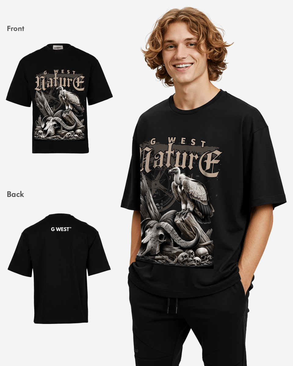 G - WEST NATURE OVERSIZED TEE GWROJMT200 - G West