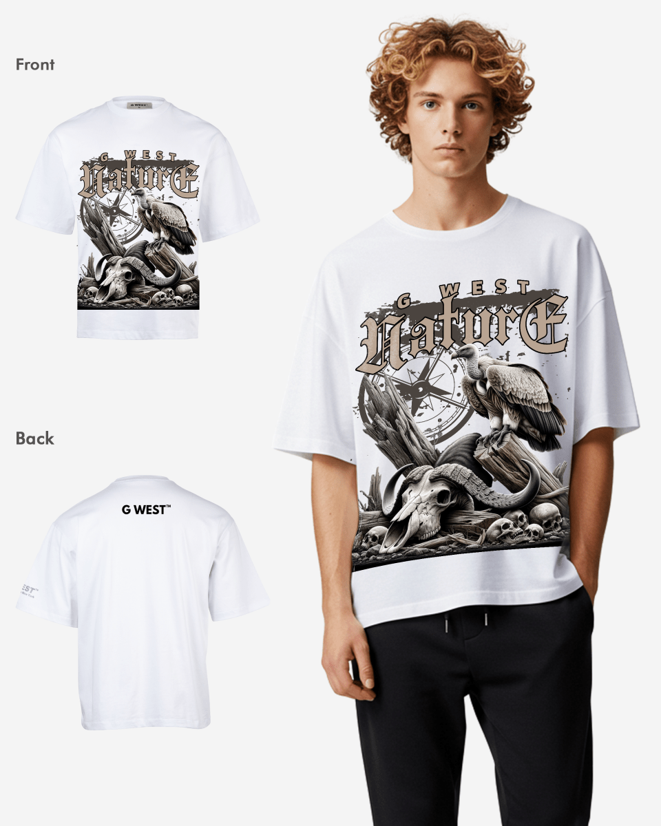 G - WEST NATURE OVERSIZED TEE GWROJMT200 - G West