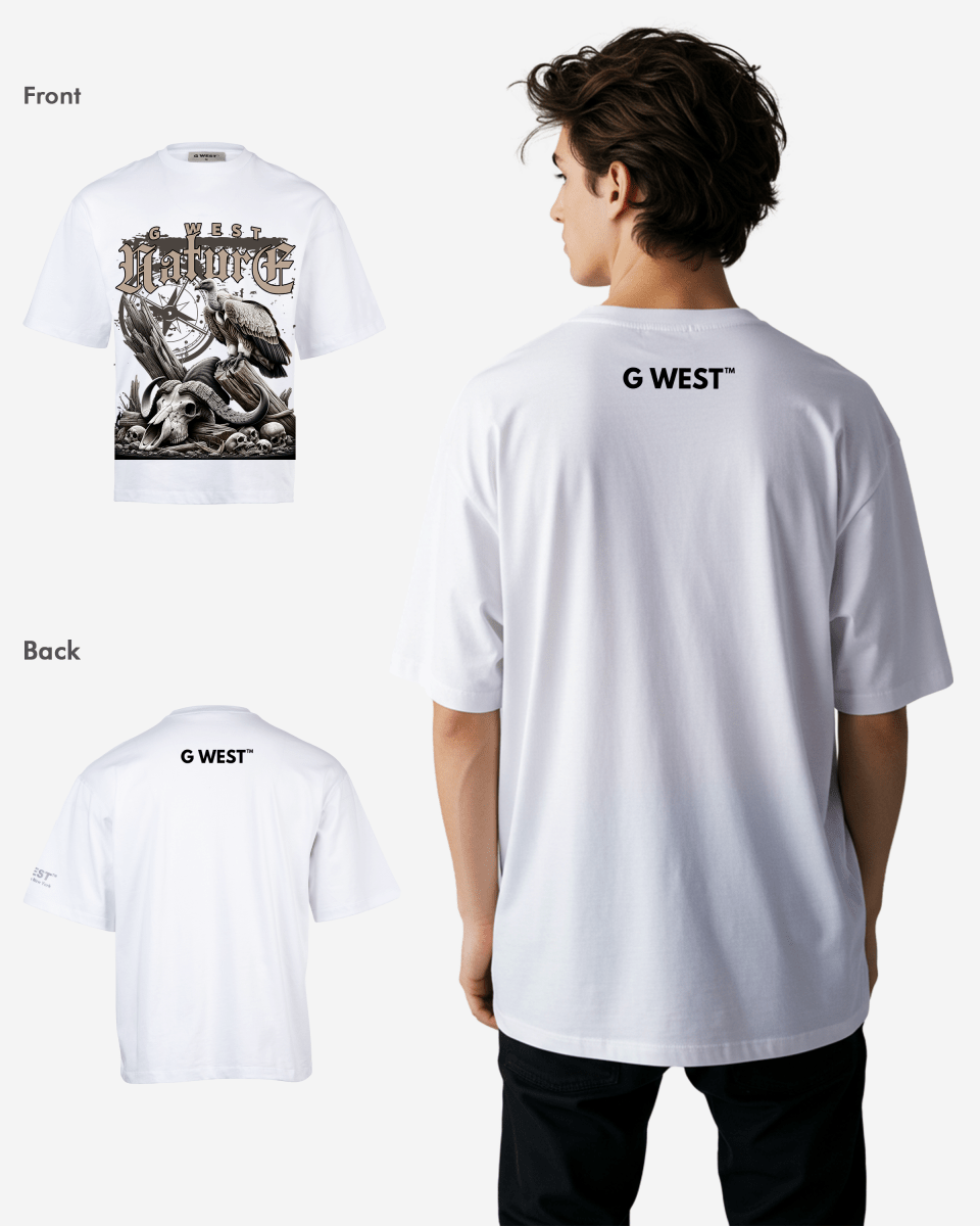 G - WEST NATURE OVERSIZED TEE GWROJMT200 - G West