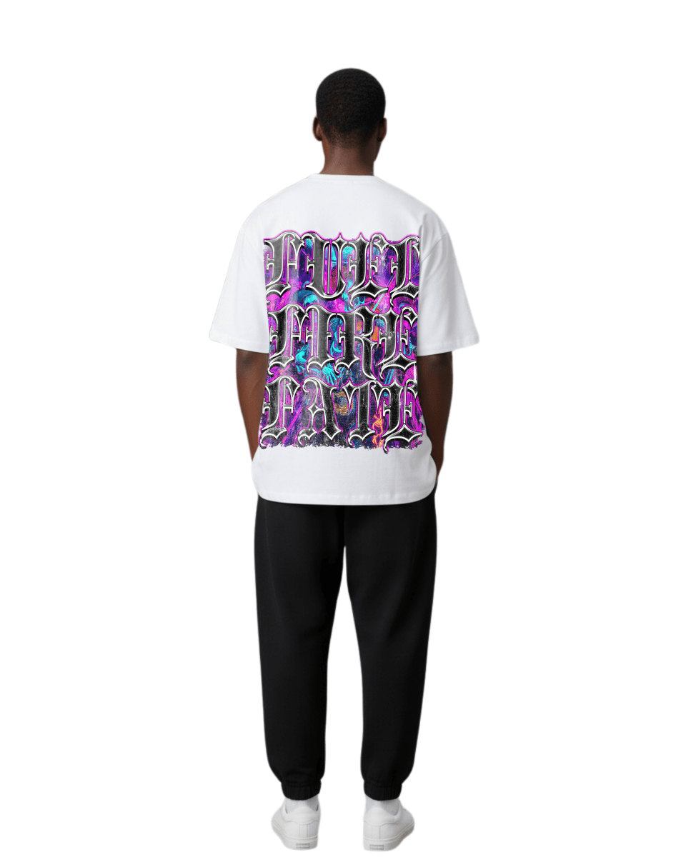 G West Neon Dead Band Oversized Men's T-Shirt - G West