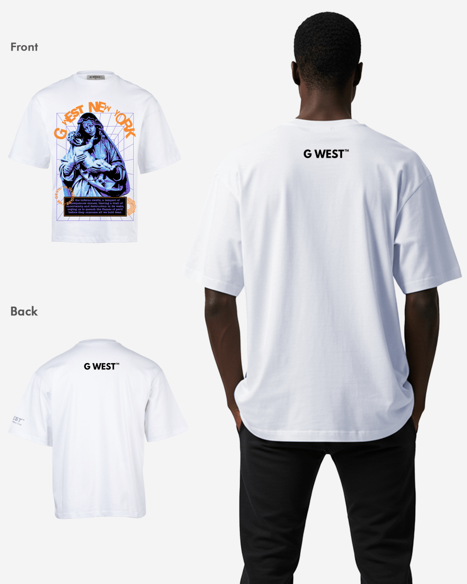 G - WEST NEW YORK OVERSIZED TEE GWROJMT35 - G West