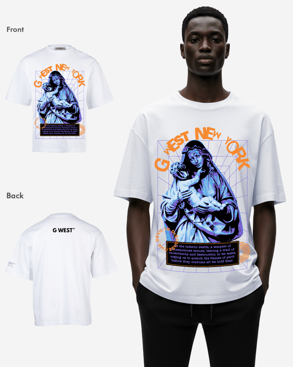 G - WEST NEW YORK OVERSIZED TEE GWROJMT35 - G West