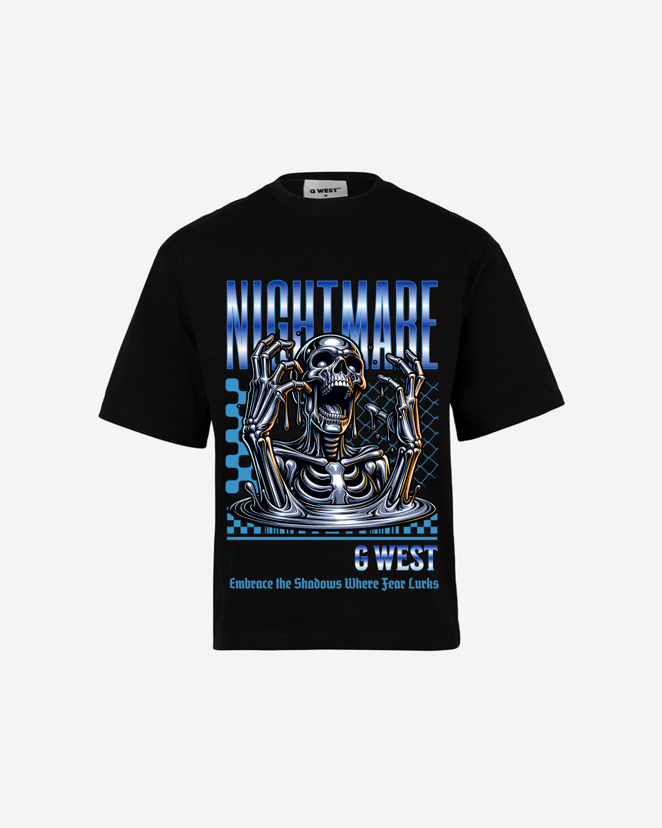 G - WEST NIGHMARE OVERSIZED TEE GWROJMT172 - G West
