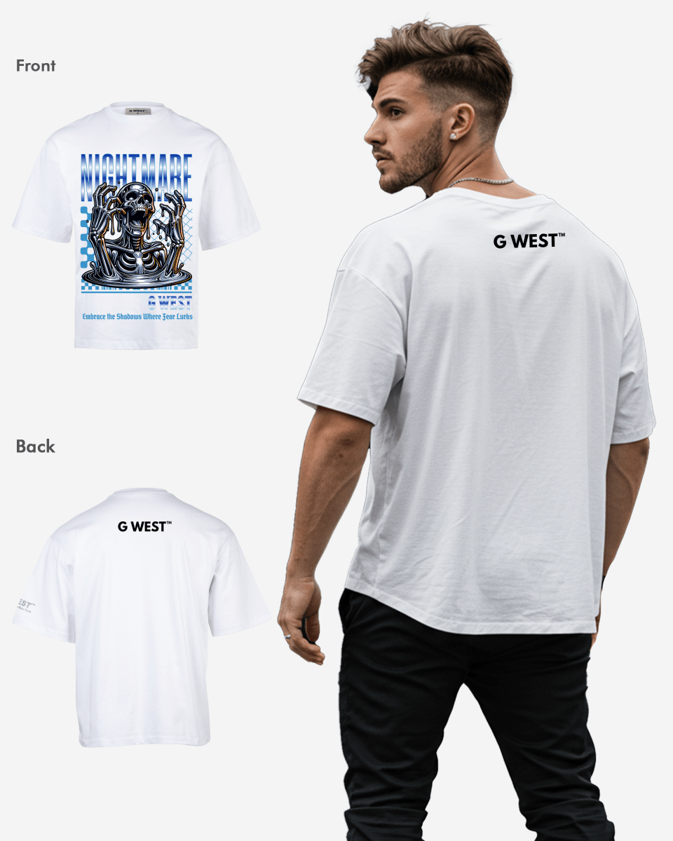 G - WEST NIGHMARE OVERSIZED TEE GWROJMT172 - G West