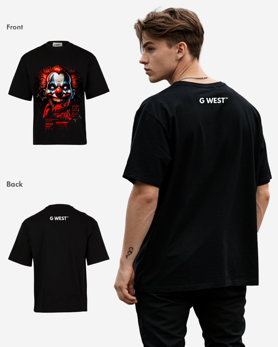 G - WEST NIGHTMARES OVERSIZED TEE GWROJMT160 - G West