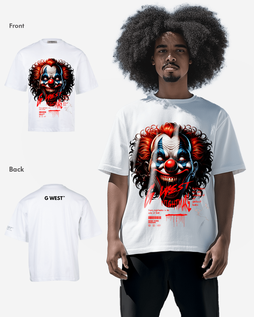 G - WEST NIGHTMARES OVERSIZED TEE GWROJMT160 - G West