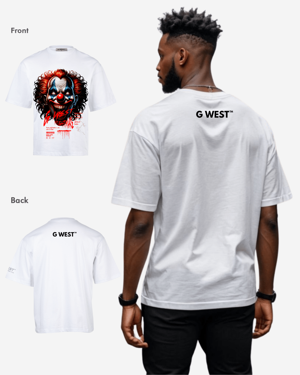 G - WEST NIGHTMARES OVERSIZED TEE GWROJMT160 - G West