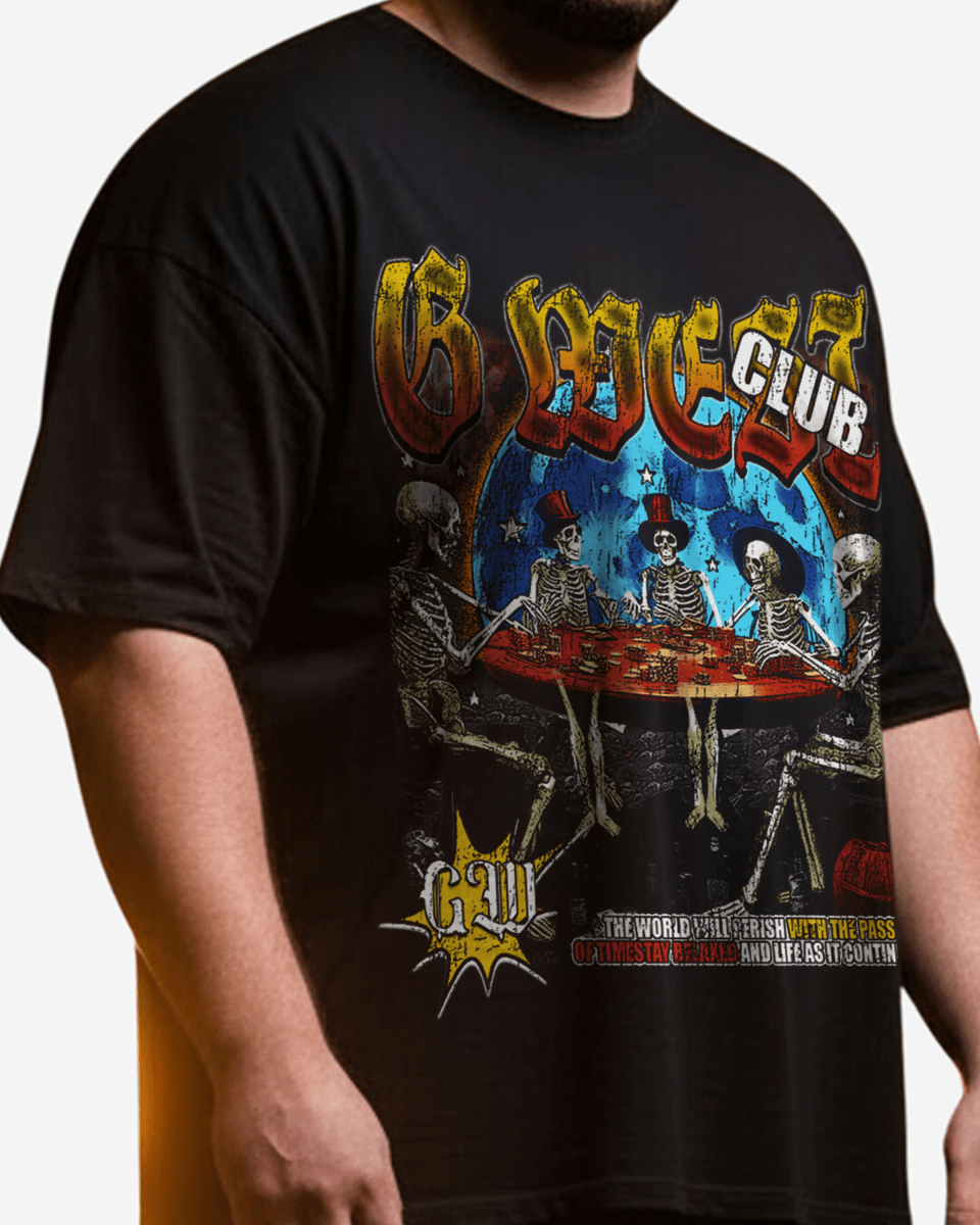 G West No Flesh, No Bluff Big And Tall Oversized T-Shirt - G West