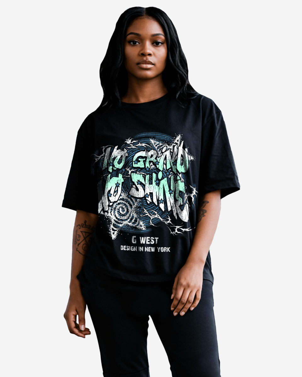 G West No Grind No Shine Oversized Tee - WOMEN - G West