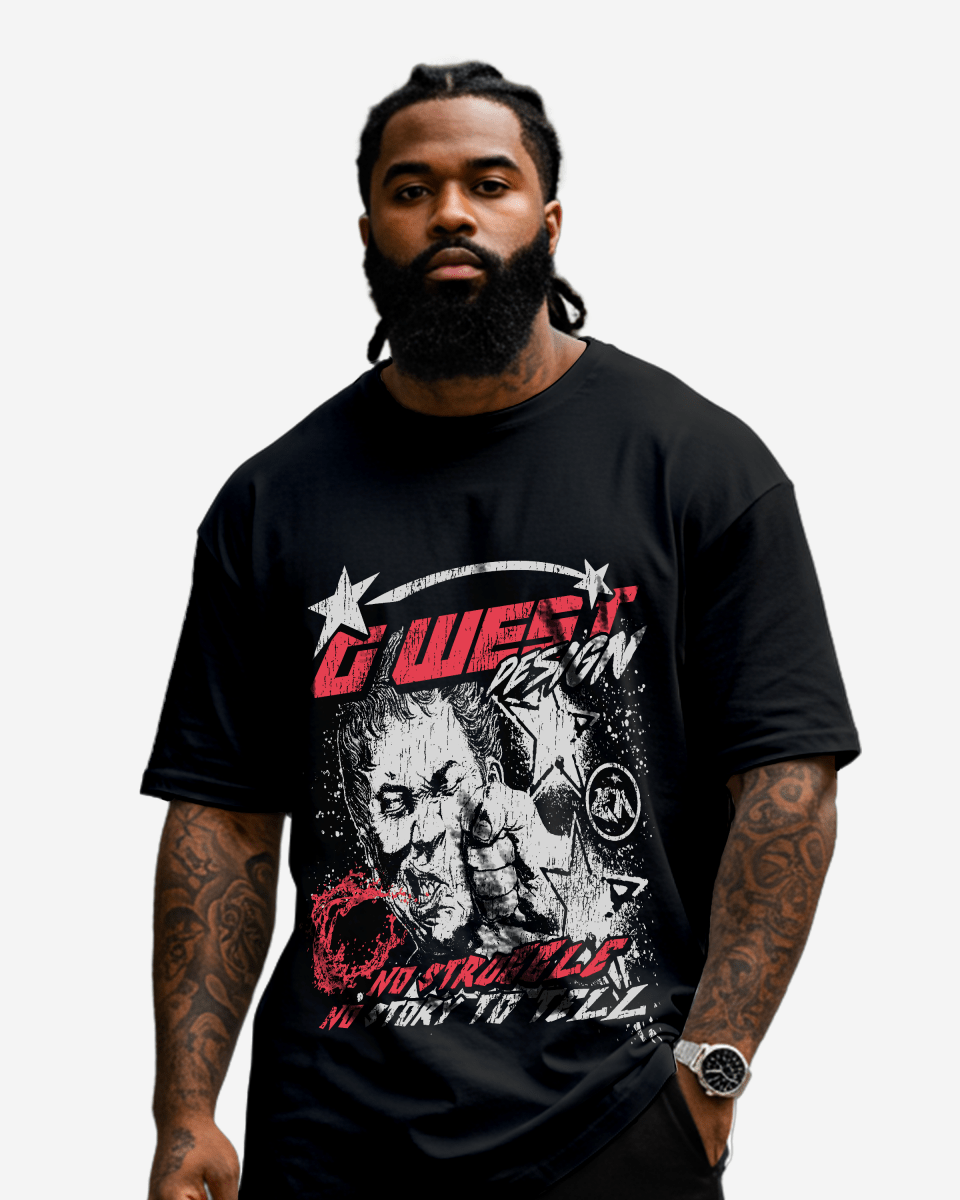 G West No Struggle No Story Tee Big and Tall - G West