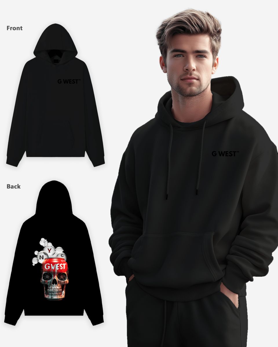 G West Nyc Can Heavy Premium Oversized Hoodie - G West