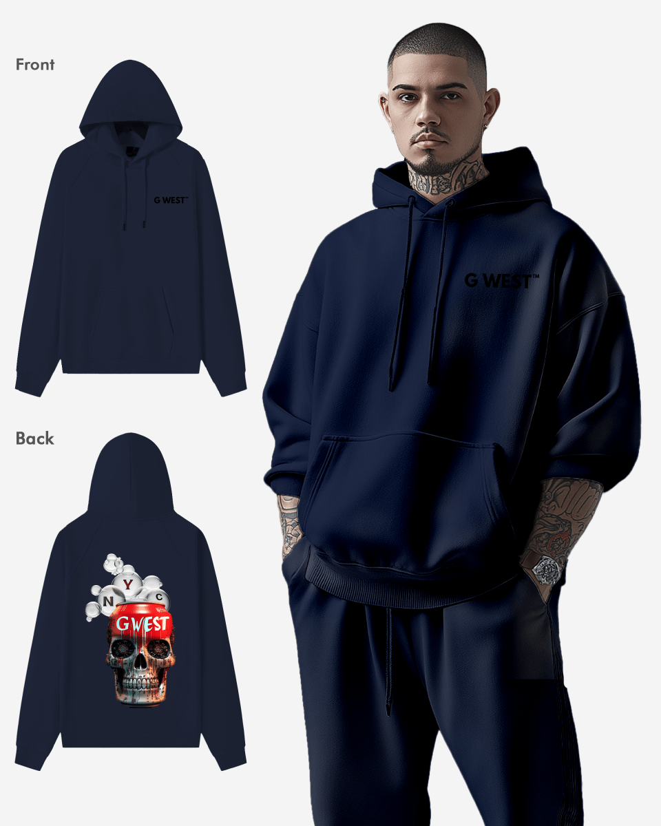 G West Nyc Can Heavy Premium Oversized Hoodie - G West