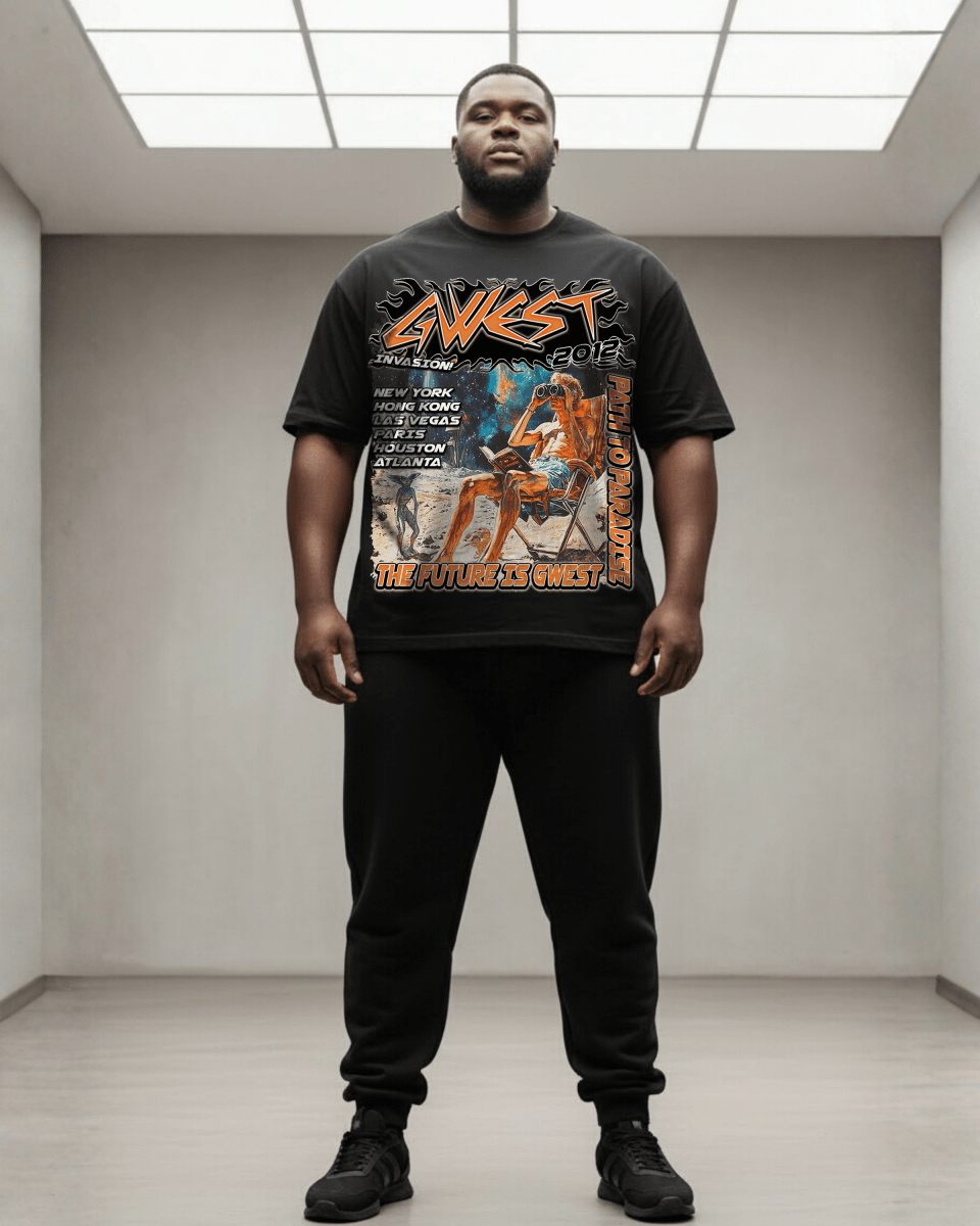 G West Offworld Wanderer Men's Big And Tall T-Shirt - G West