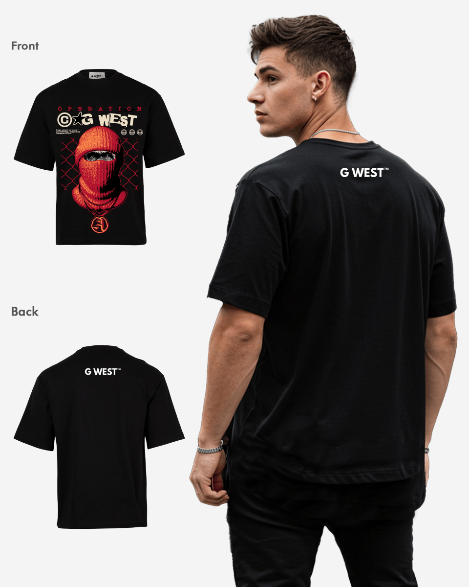G - WEST OPERATION OVERSIZED TEE GWROJMT83 - G West