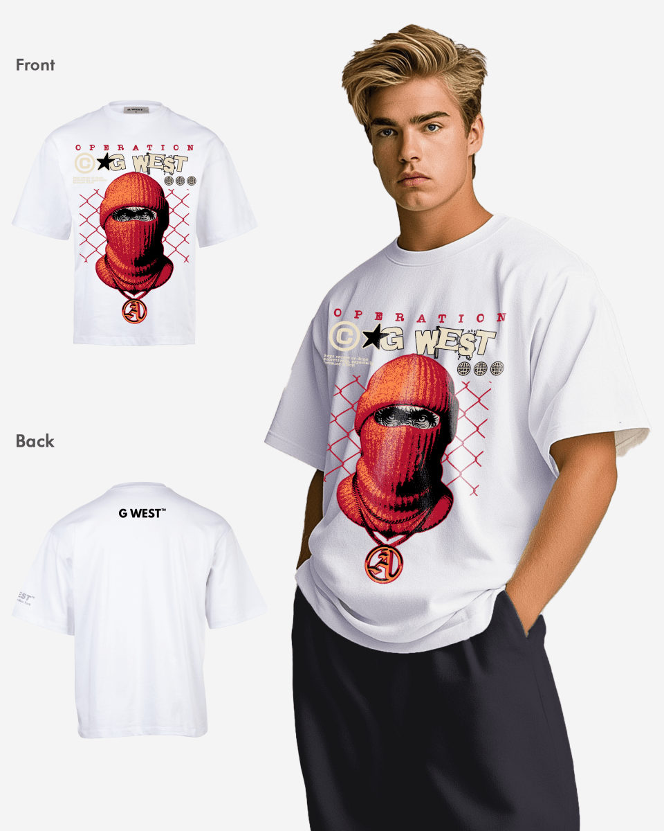 G - WEST OPERATION OVERSIZED TEE GWROJMT83 - G West