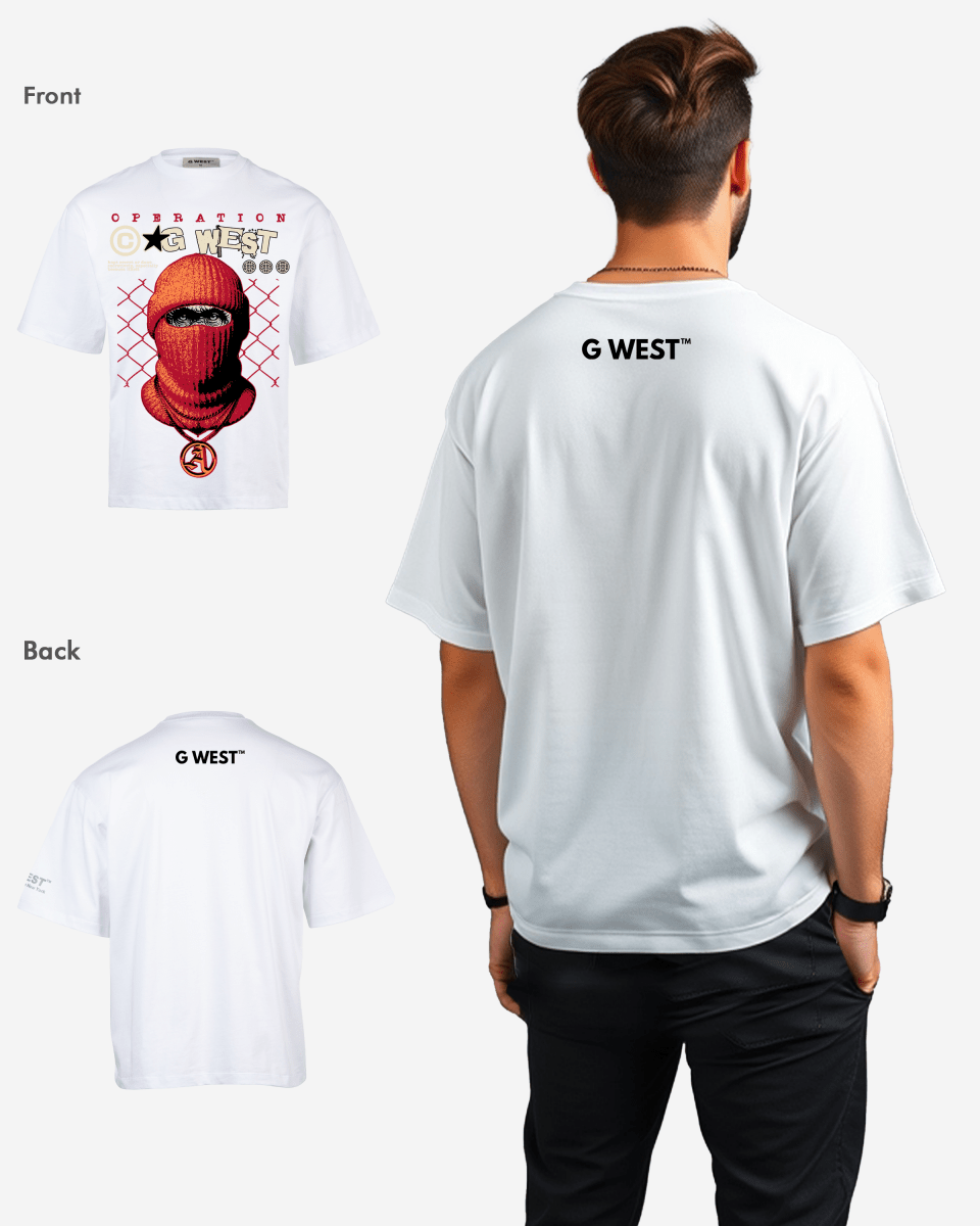 G - WEST OPERATION OVERSIZED TEE GWROJMT83 - G West
