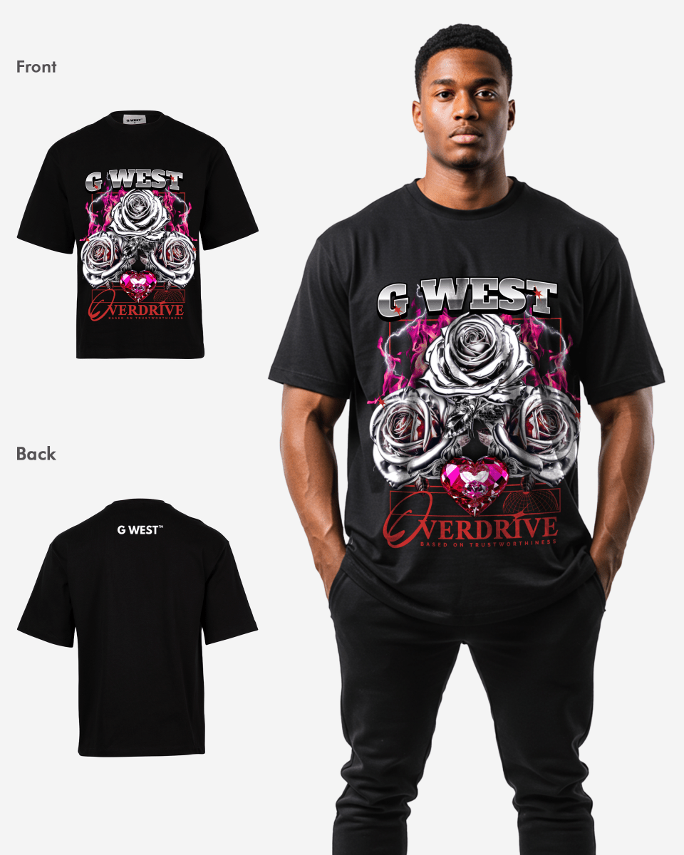 G - WEST OVERDRIVE OVERSIZED TEE GWROJMT105 - G West