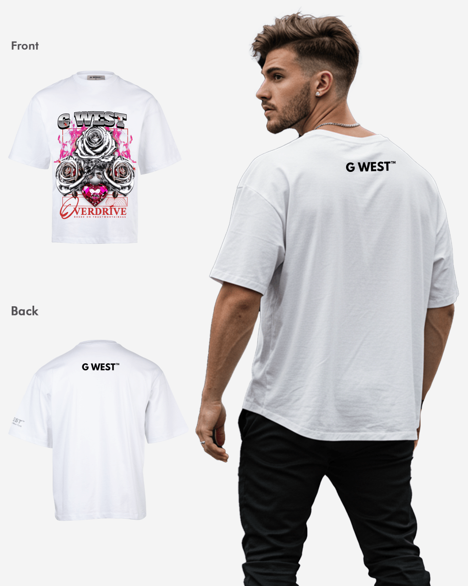 G - WEST OVERDRIVE OVERSIZED TEE GWROJMT105 - G West