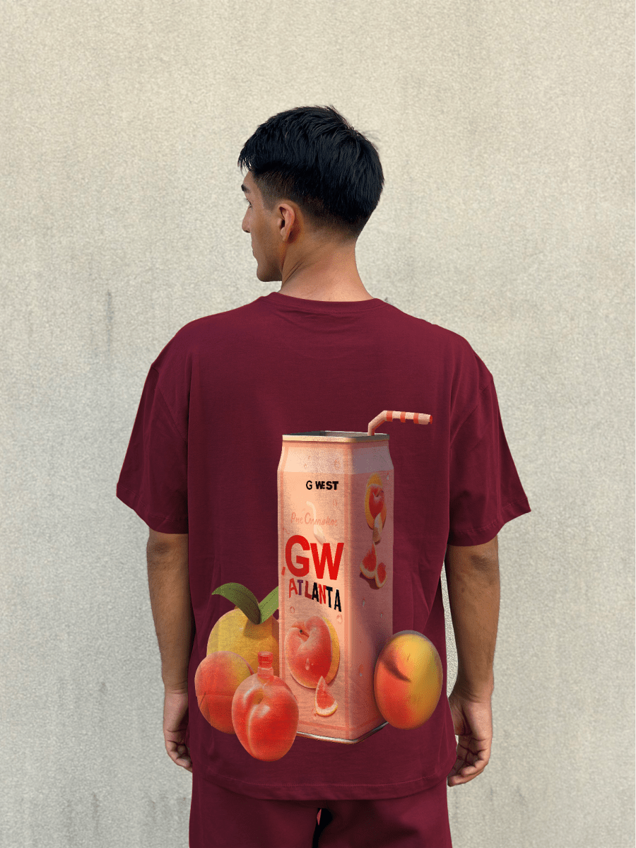 G West Oversized Atlanta Peach Tee - G West