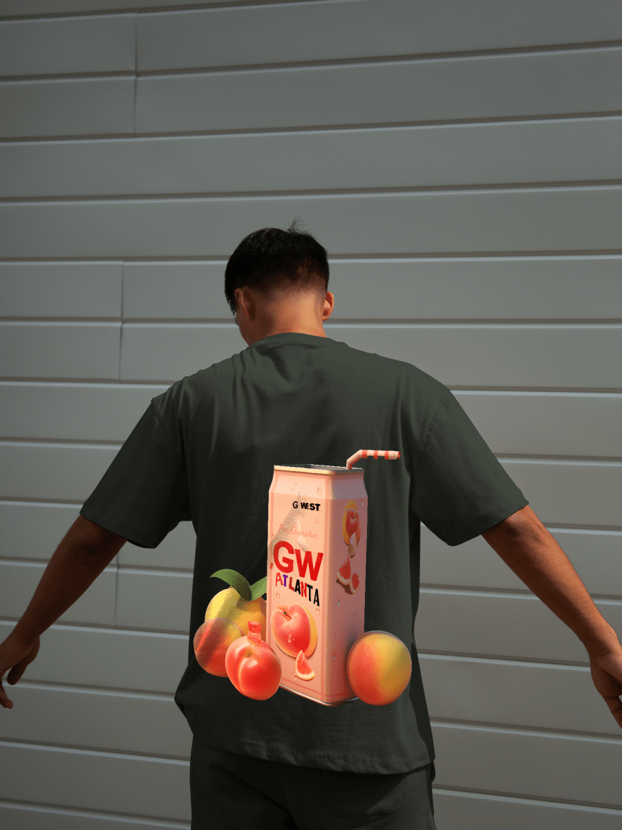 G West Oversized Atlanta Peach Tee - G West